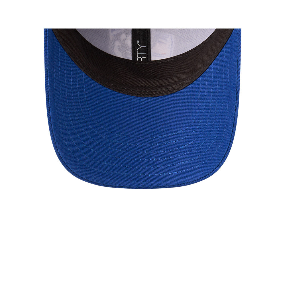 Western Bulldogs Youth Hat - AFL 2025 Badged Blue OTC 9Forty Kids Strapback Cap - New Era